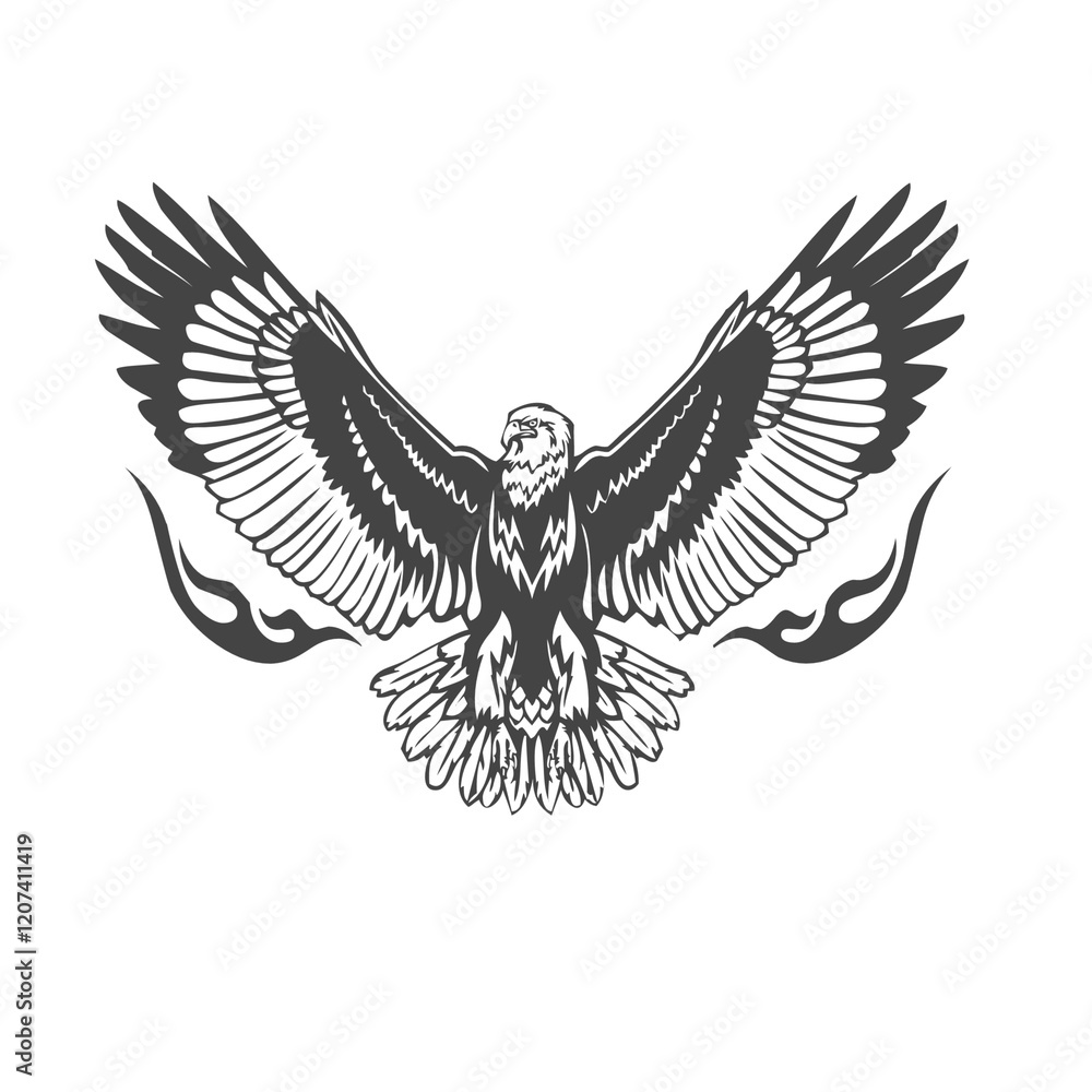 eagle with wings eagle with wings