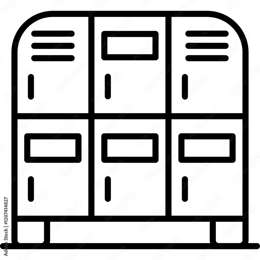 School locker Icon School locker Icon