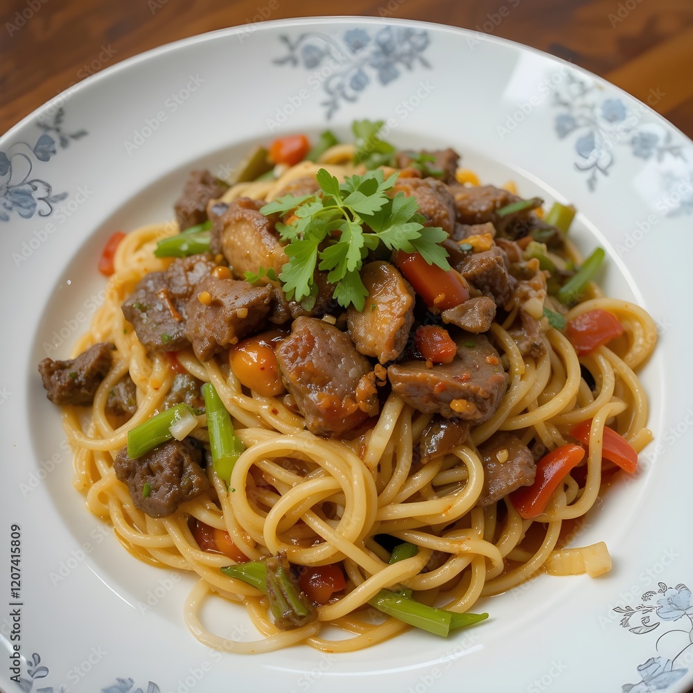 spaghetti with meat spaghetti with meat