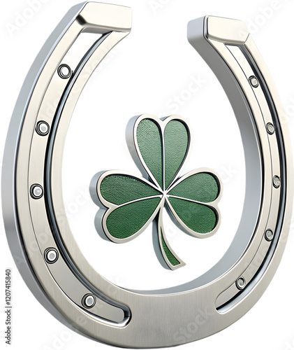 Celebrate Saint Patrick’s Day with Belfast, Northern Ireland festival logo design clipart. photo