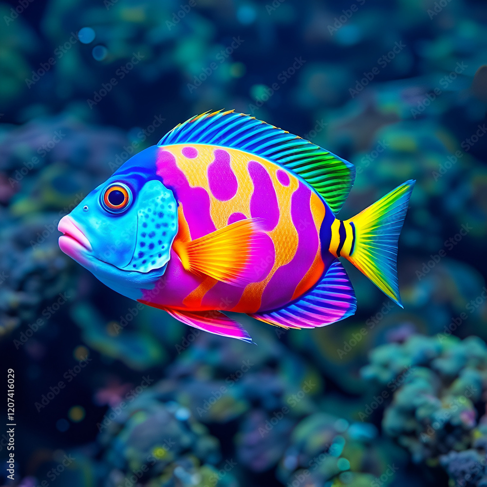 Obraz premium fish in aquarium