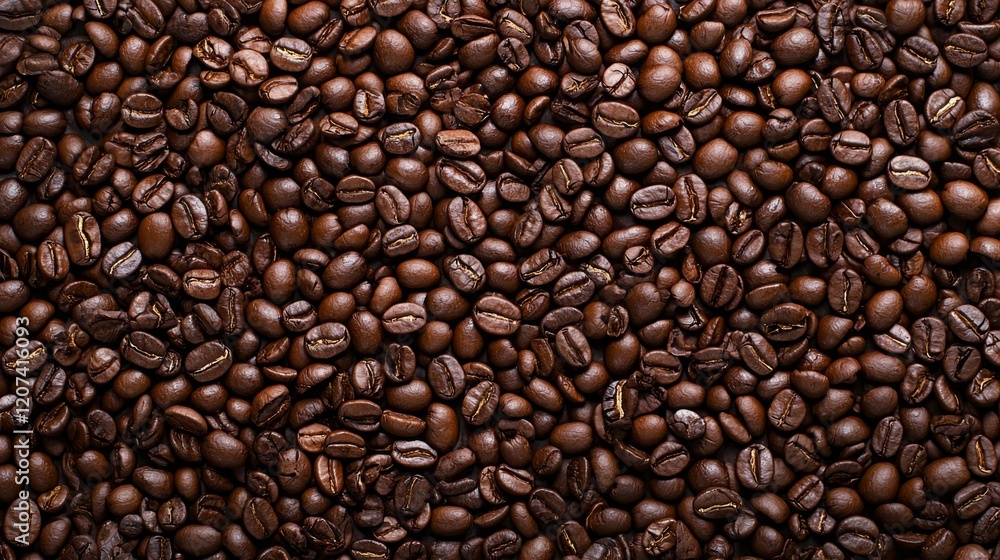 A close-up view of roasted coffee beans, showcasing their rich color and texture. A close-up view of roasted coffee beans, showcasing their rich color and texture.