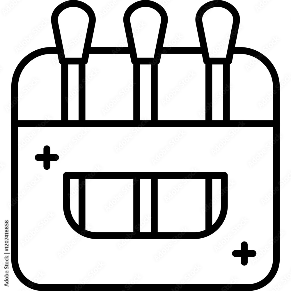 Cotton swabs Icon Cotton swabs Icon