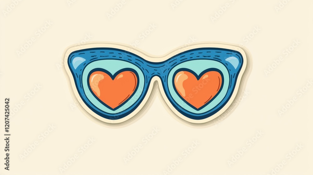Fun and Colorful Sunglasses with Heart Shapes Perfect for Summer Vibes and Playful Fashion Statements Fun and Colorful Sunglasses with Heart Shapes Perfect for Summer Vibes and Playful Fashion Statements