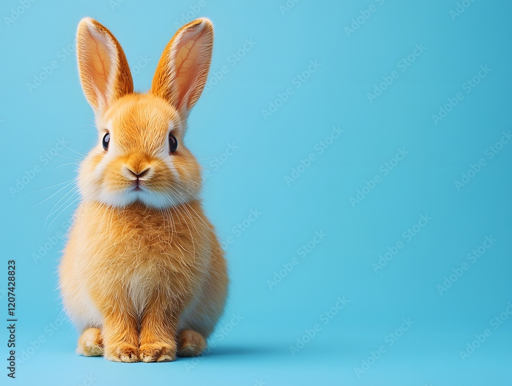 Obraz premium Cute Easter bunny. Easter Celebration Concept