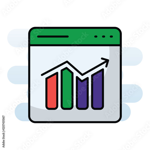 Seo Monitoring vector icon