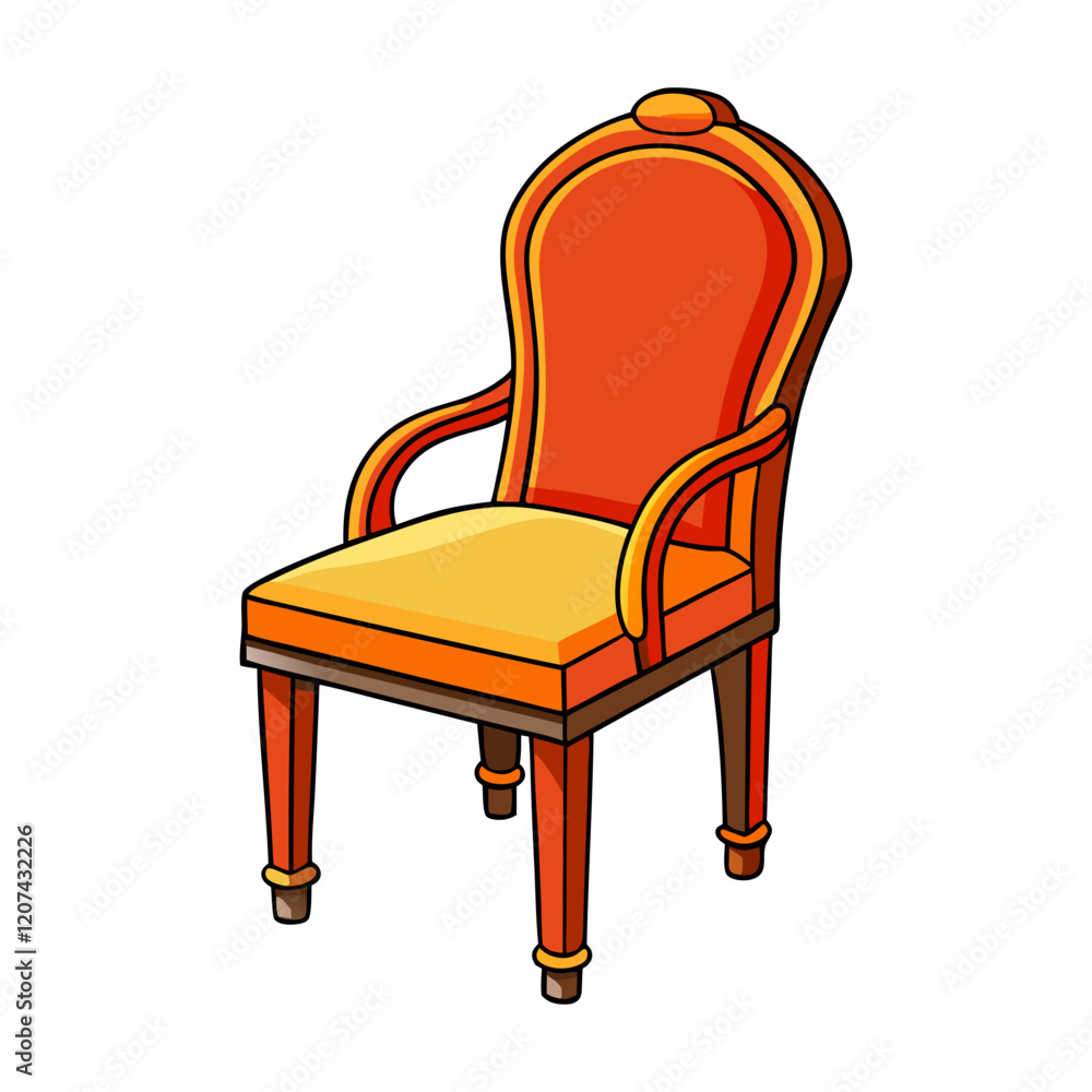 Chair vector silhouette white background Chair vector silhouette white background