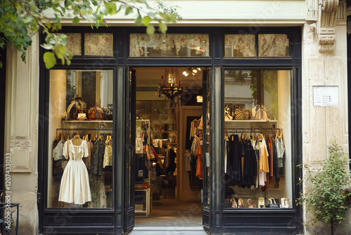 luxury storefront boutique