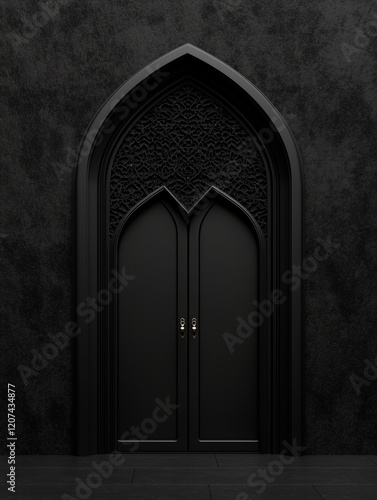 black door aesthetic wallpaper 