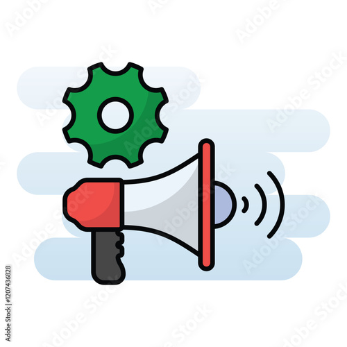 Audio Marketing vector icon