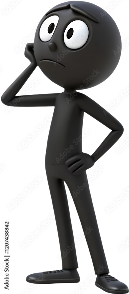 Creative stick figure design featuring a humorous and playful pose illustration. Creative stick figure design featuring a humorous and playful pose illustration.