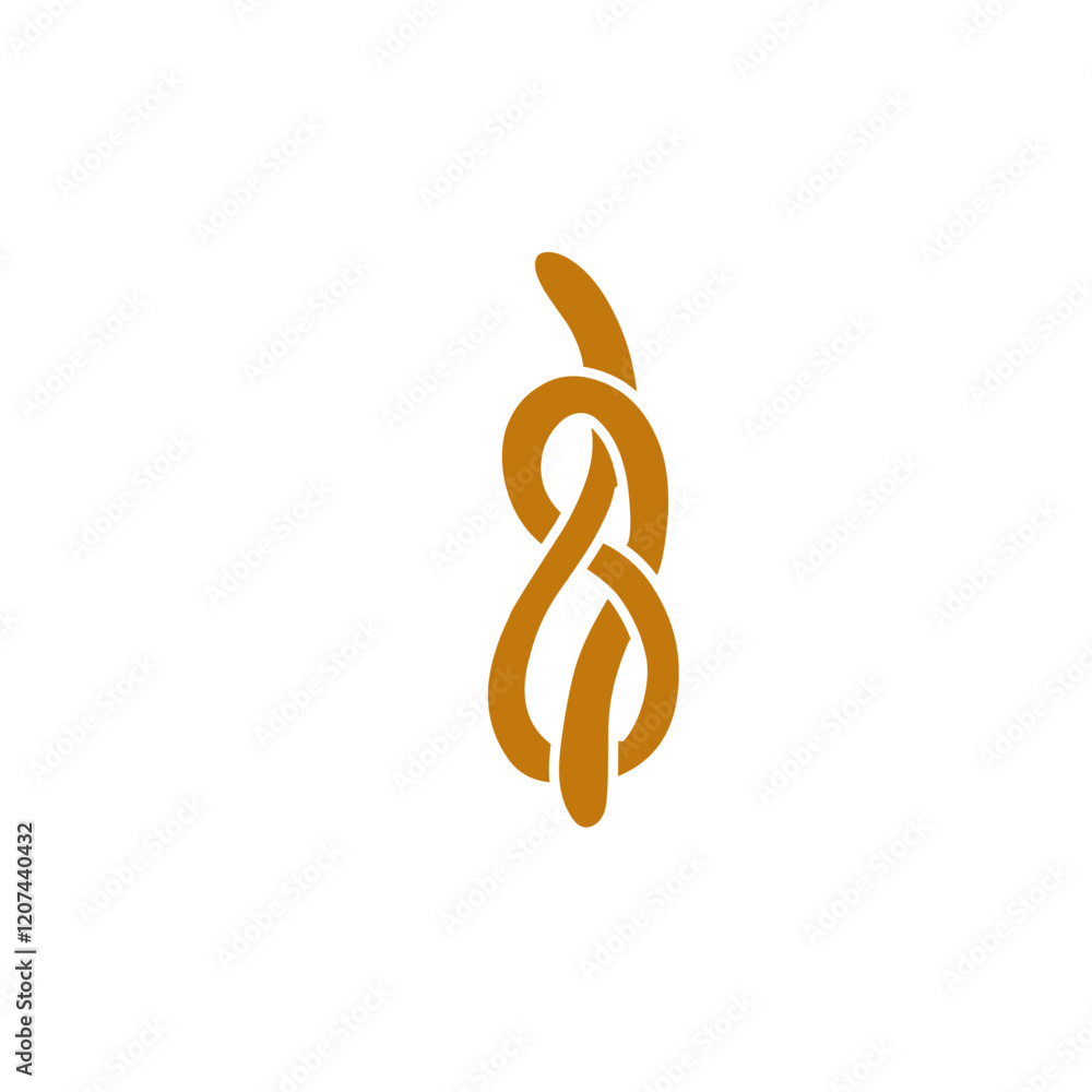 rope knot vector icon rope knot vector icon