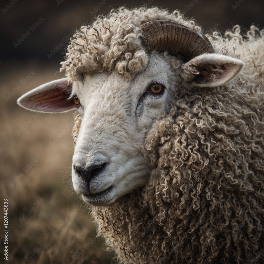 A detailed sketch of a sheep with intricate wool textures. A detailed sketch of a sheep with intricate wool textures.