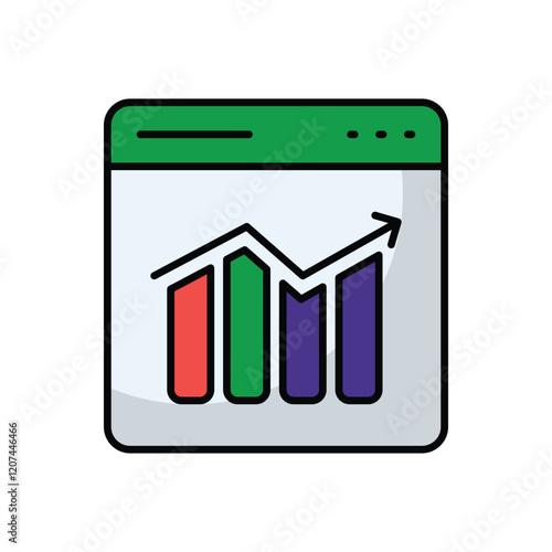 Seo Monitoring vector icon