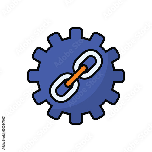 Link Building vector icon