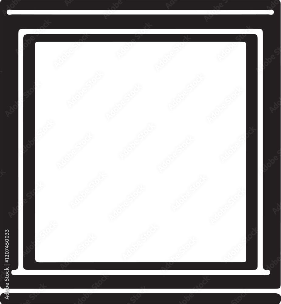A classic black and white frame on a white background. Geometric shapes, clean lines, balanced symmetry, and visual clarity are key. The style should evoke a sense of sophistication A classic black and white frame on a white background. Geometric shapes, clean lines, balanced symmetry, and visual clarity are key. The style should evoke a sense of sophistication
