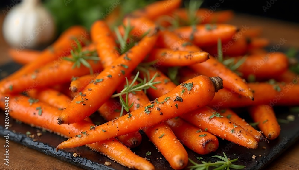 Roasted Baby Carrots Recipe with Rosemary and Pepper Roasted Baby Carrots Recipe with Rosemary and Pepper