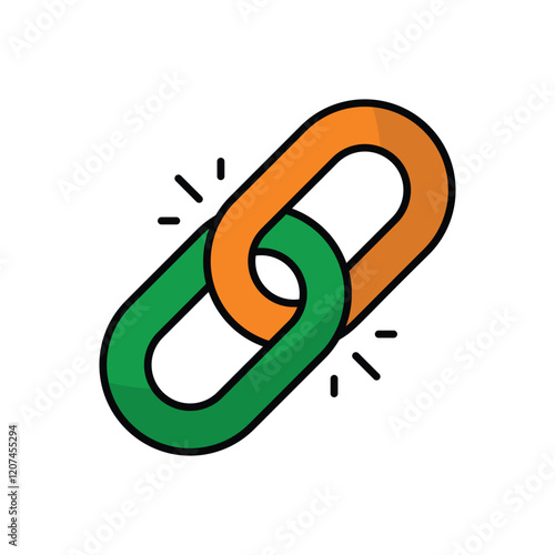Backlinks vector icon