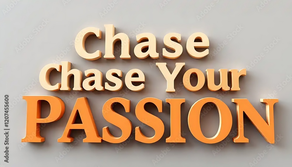 Chase Chase Your Passion Words Motivational Message Chase Chase Your Passion Words Motivational Message