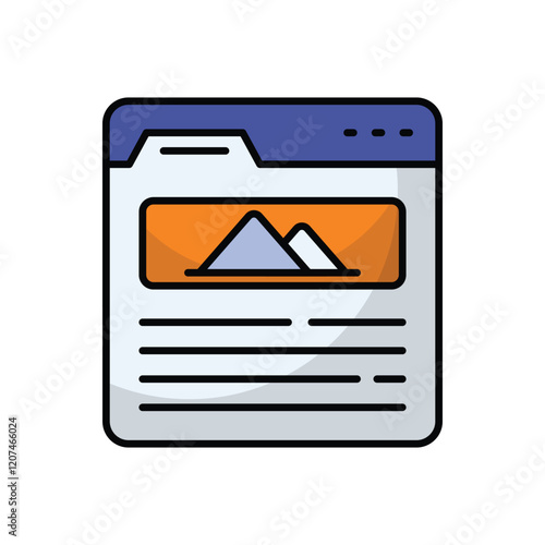 Blog vector icon