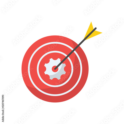 Seo Goal vector icon
