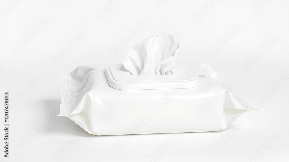 Clean Fresh Wet Wipes Package Design - Premium Illustration Clean Fresh Wet Wipes Package Design - Premium Illustration