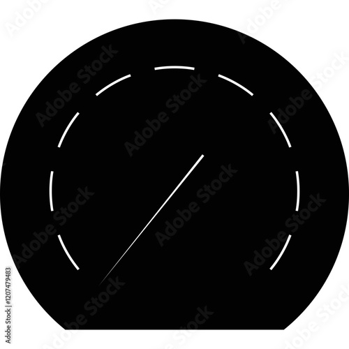 Simple vector icon speedometer