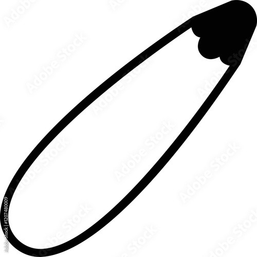Simple vector icon eggplant
