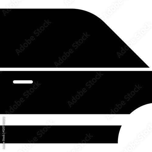 Simple vector icon car door
