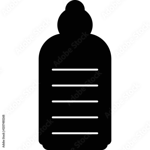 Simple vector icon baby bottle