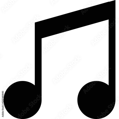 Simple vector icon note