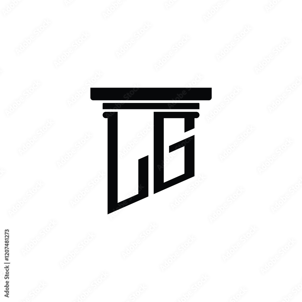 LG monogram logo design letter text name symbol monochrome logotype alphabet character simple logo LG monogram logo design letter text name symbol monochrome logotype alphabet character simple logo