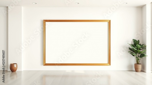 Empty Frame, Colorful Art, Interior Design