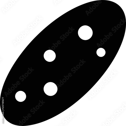 Simple vector icon potato