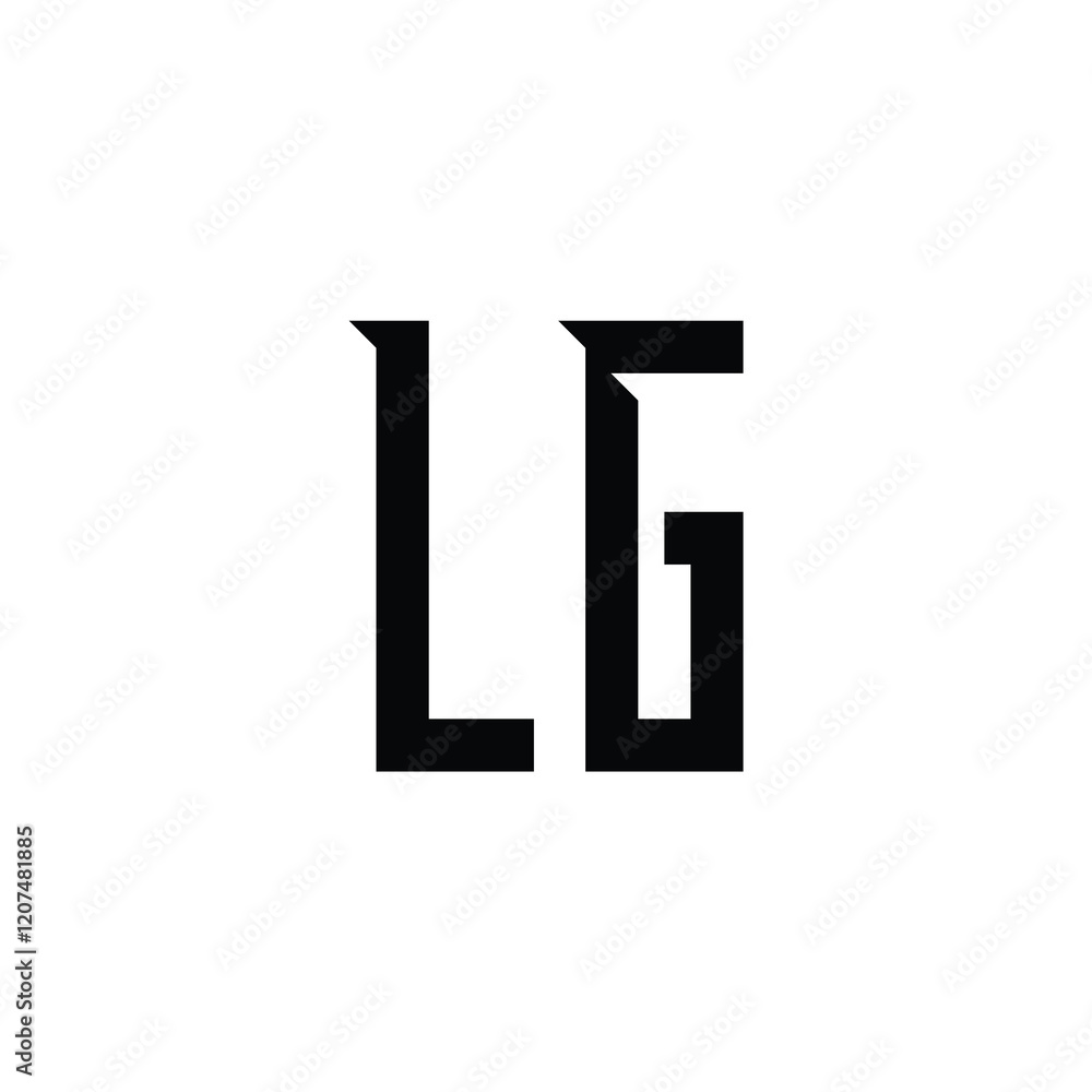 LG monogram logo design letter text name symbol monochrome logotype alphabet character simple logo LG monogram logo design letter text name symbol monochrome logotype alphabet character simple logo