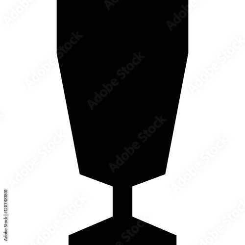 Simple vector icon cup