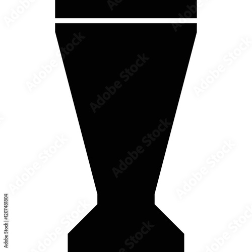 Simple vector icon cup