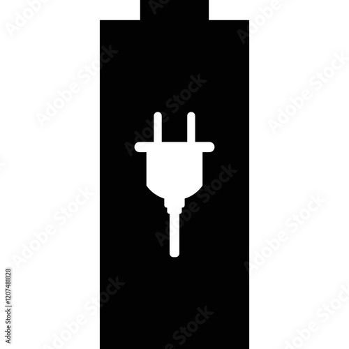 Simple vector icon battery