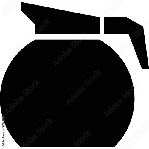 Simple vector icon teapot