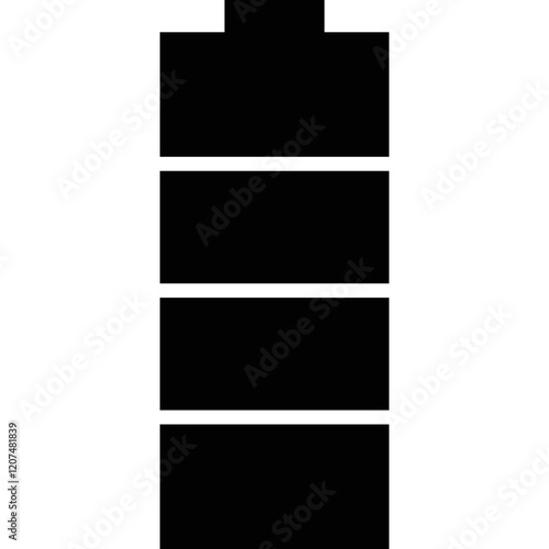Simple vector icon battery