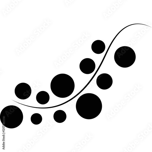 Simple vector icon grape branch

