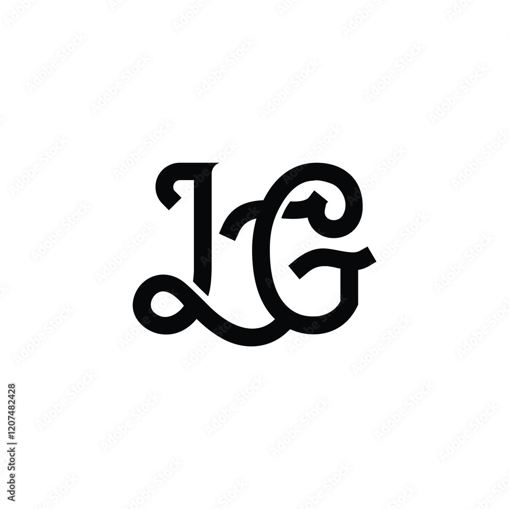LG monogram logo design letter text name symbol monochrome logotype alphabet character simple logo LG monogram logo design letter text name symbol monochrome logotype alphabet character simple logo