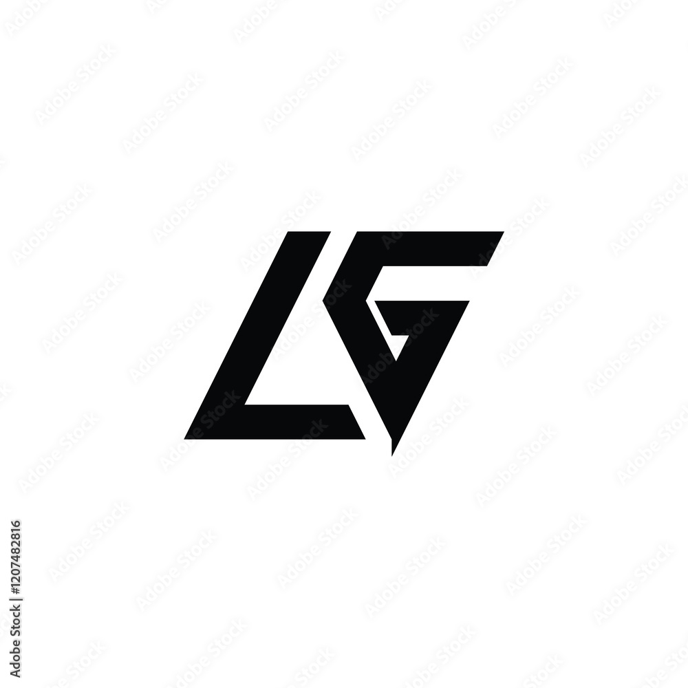 LG monogram logo design letter text name symbol monochrome logotype alphabet character simple logo LG monogram logo design letter text name symbol monochrome logotype alphabet character simple logo