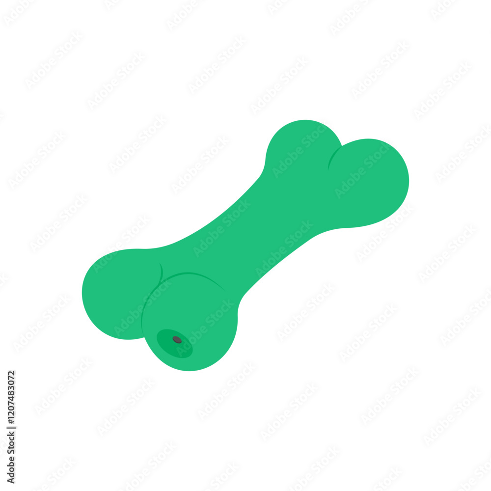 Fototapeta premium Dog Toy, Veterinary Flat Vector Illustration