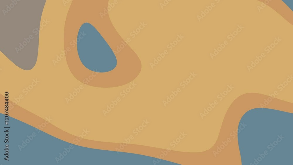 Abstract animation with subtle movement and muted color palette. The video features smooth transitions between shades of beige, tan, and blue, creating a calming and minimalist visual experience. Abstract animation with subtle movement and muted color palette. The video features smooth transitions between shades of beige, tan, and blue, creating a calming and minimalist visual experience.