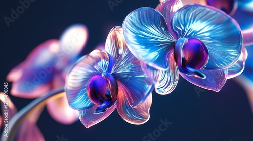 close up orchid flower