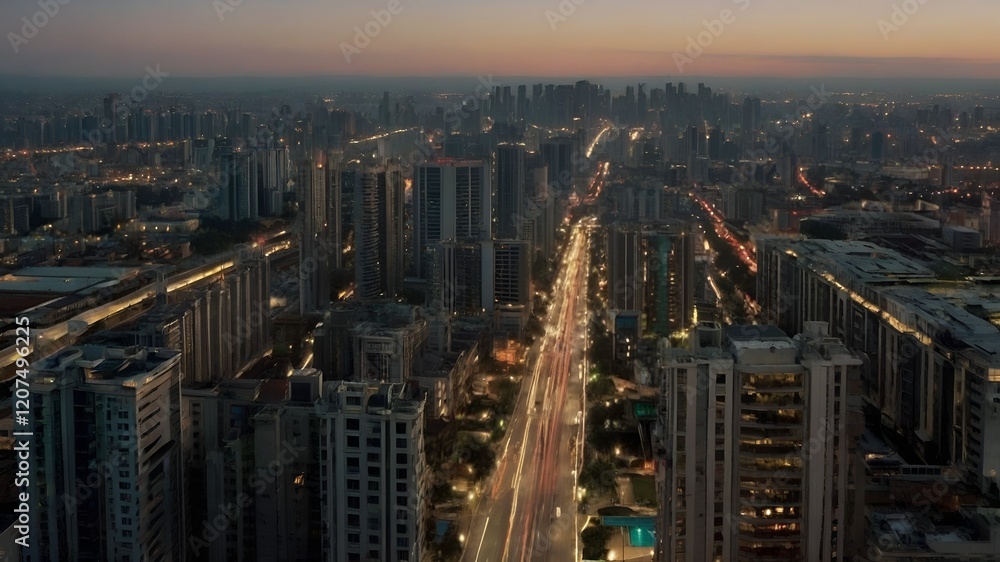 Fototapeta premium city at night