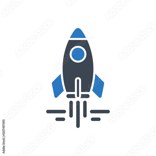 Rocket Launching Speed Icon