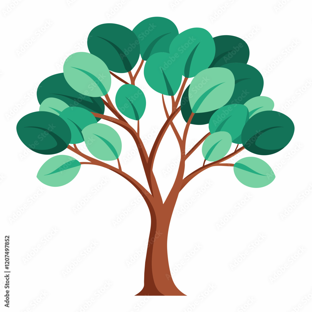 Obraz premium tree with green leaves