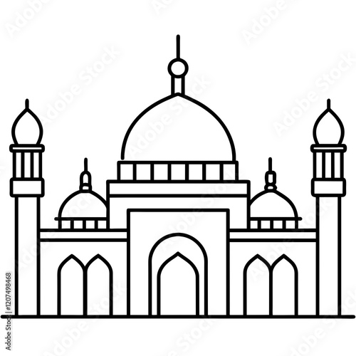 taj mahal vector